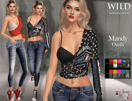 Second Life Marketplace - :::WILD:::Fashion Mandy Outfit